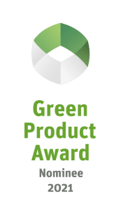 Green Produkt Award 2021 Auszeichnung als Nominee