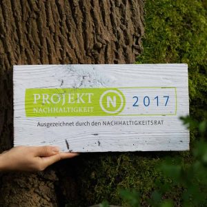Auszeichnung Projekt Nachhaltigkeit 2017